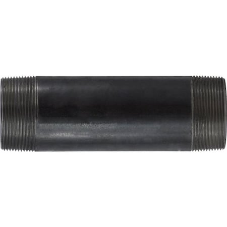 Pipe Nipple, Standard, 2 Nominal Size, NPT, 6 Length, SCH 40STD, 200 To 150 Deg F, SeamlessWeld